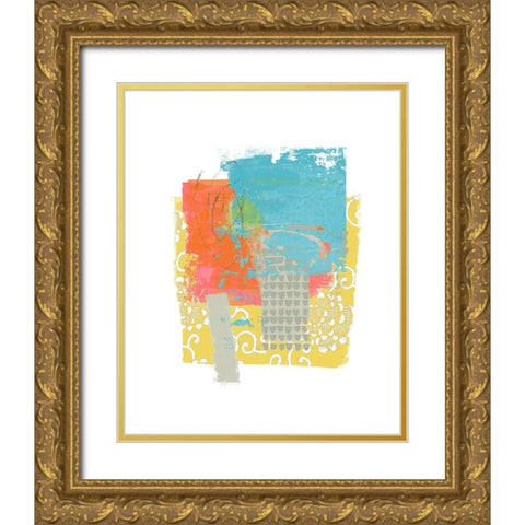 Beach Day 2 Gold Ornate Wood Framed Art Print with Double Matting by Nicoll, Suzanne