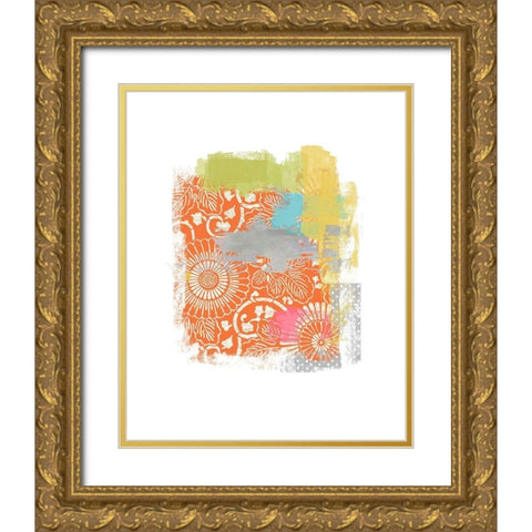 Beach Day 3 Gold Ornate Wood Framed Art Print with Double Matting by Nicoll, Suzanne