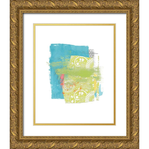 Beach Day 4 Gold Ornate Wood Framed Art Print with Double Matting by Nicoll, Suzanne