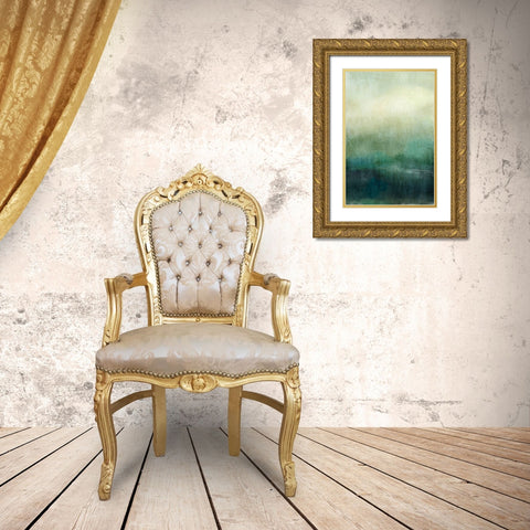 Hidden Path 1 Gold Ornate Wood Framed Art Print with Double Matting by Nicoll, Suzanne