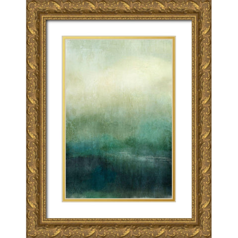 Hidden Path 1 Gold Ornate Wood Framed Art Print with Double Matting by Nicoll, Suzanne