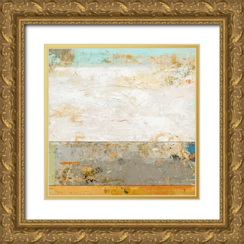 Orange Crush Gold Ornate Wood Framed Art Print with Double Matting by Nicoll, Suzanne