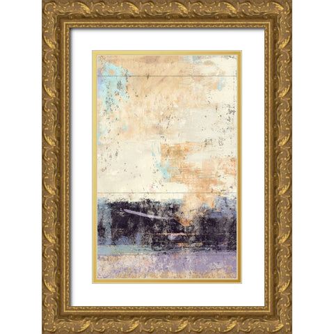 Aubergine 2 Gold Ornate Wood Framed Art Print with Double Matting by Nicoll, Suzanne