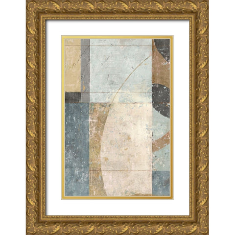Complementary Angles 1 Gold Ornate Wood Framed Art Print with Double Matting by Nicoll, Suzanne