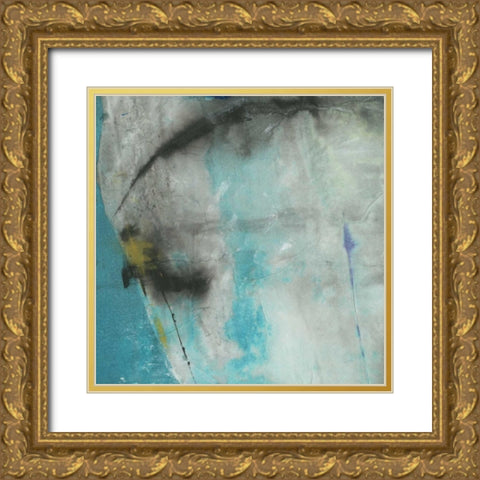 Into the Surf One Gold Ornate Wood Framed Art Print with Double Matting by Oppenheimer, Michelle