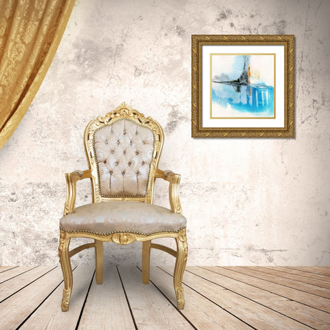 Never Grow Up 2 Gold Ornate Wood Framed Art Print with Double Matting by Oppenheimer, Michelle