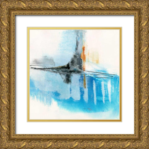 Never Grow Up 2 Gold Ornate Wood Framed Art Print with Double Matting by Oppenheimer, Michelle