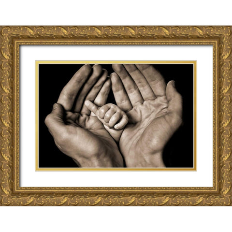 Seven Weeks Gold Ornate Wood Framed Art Print with Double Matting by ODell, Dale
