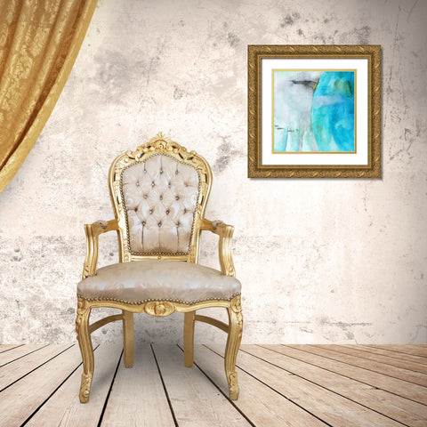 Ancient Dramatist Gold Ornate Wood Framed Art Print with Double Matting by Oppenheimer, Michelle