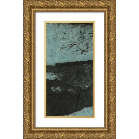 Oceans Unearthed No. 2 Gold Ornate Wood Framed Art Print with Double Matting by Oppenheimer, Michelle