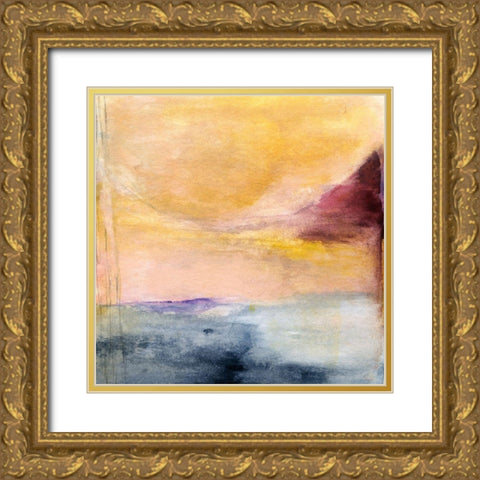 Shadowy Lake Gold Ornate Wood Framed Art Print with Double Matting by Oppenheimer, Michelle