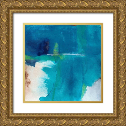 Momentum Gold Ornate Wood Framed Art Print with Double Matting by Oppenheimer, Michelle