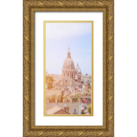 Roman Glow Gold Ornate Wood Framed Art Print with Double Matting by Okula, Carina