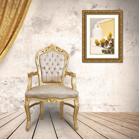 Greek Details Gold Ornate Wood Framed Art Print with Double Matting by Okula, Carina