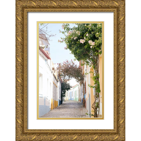 Portuguese Perfection Gold Ornate Wood Framed Art Print with Double Matting by Okula, Carina