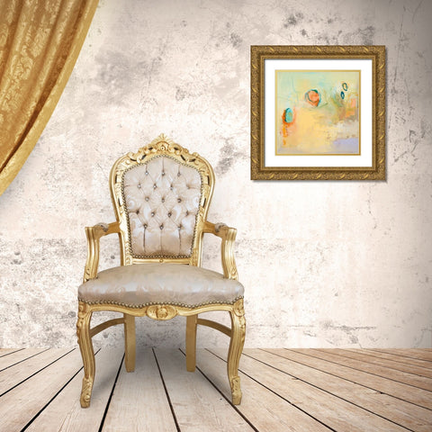 Secret Sweep Gold Ornate Wood Framed Art Print with Double Matting by Pristas, Tracy Lynn