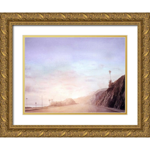 California Road Chronicles - 50 Gold Ornate Wood Framed Art Print with Double Matting by Penezic, Relja