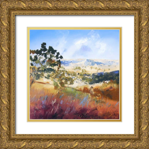 King Valley Gold Ornate Wood Framed Art Print with Double Matting by Penny, Craig Trewin