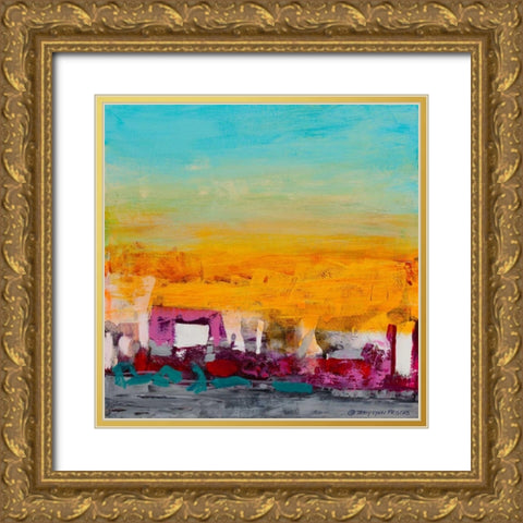 Whispered Wanderlust I Gold Ornate Wood Framed Art Print with Double Matting by Pristas, Tracy Lynn