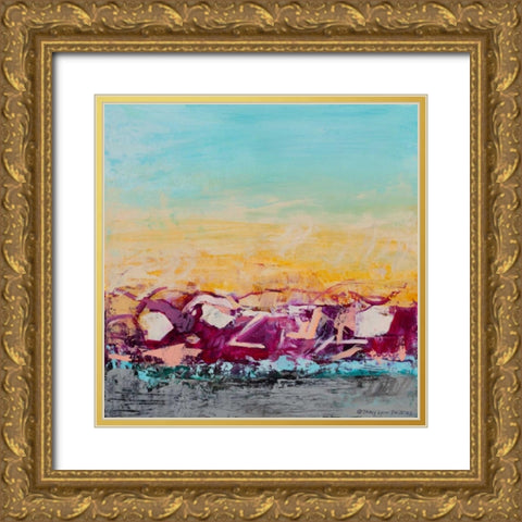 Whispered Wanderlust III Gold Ornate Wood Framed Art Print with Double Matting by Pristas, Tracy Lynn