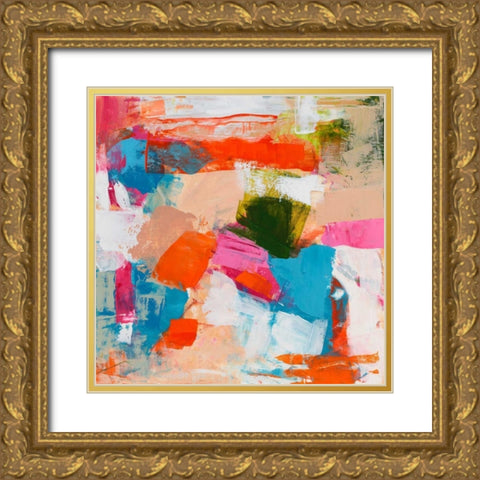 Immersed Sequence II Gold Ornate Wood Framed Art Print with Double Matting by Pristas, Tracy Lynn