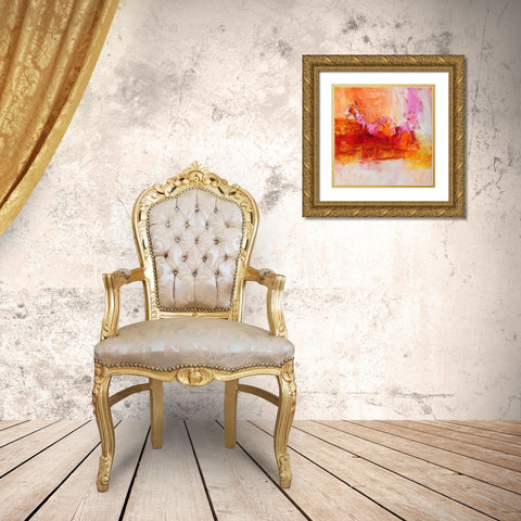 Ethereal Sugar I Gold Ornate Wood Framed Art Print with Double Matting by Pristas, Tracy Lynn
