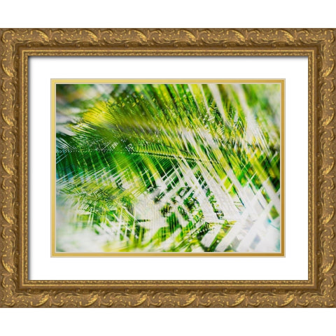 Evergreen No. 11 Gold Ornate Wood Framed Art Print with Double Matting by Pfrommer, Sven