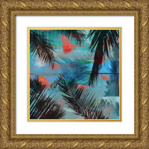 Evergreen No. 13 Gold Ornate Wood Framed Art Print with Double Matting by Pfrommer, Sven