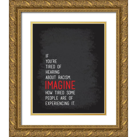 Imagine Gold Ornate Wood Framed Art Print with Double Matting by Proctor, Tenisha