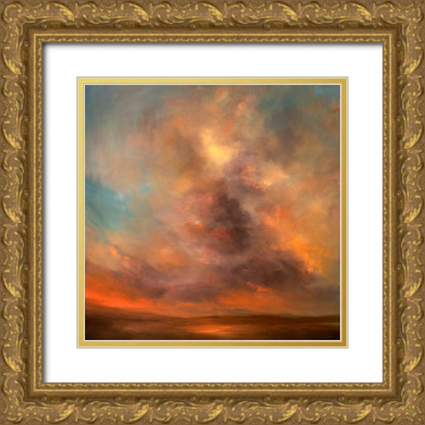 One Moment Gold Ornate Wood Framed Art Print with Double Matting by Parent, Joanne