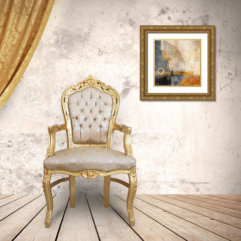 Deja Vu Gold Ornate Wood Framed Art Print with Double Matting by Porter, Glenys