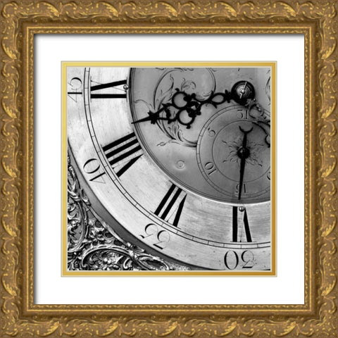 Clockwork 2 Gold Ornate Wood Framed Art Print with Double Matting by PhotoINC Studio
