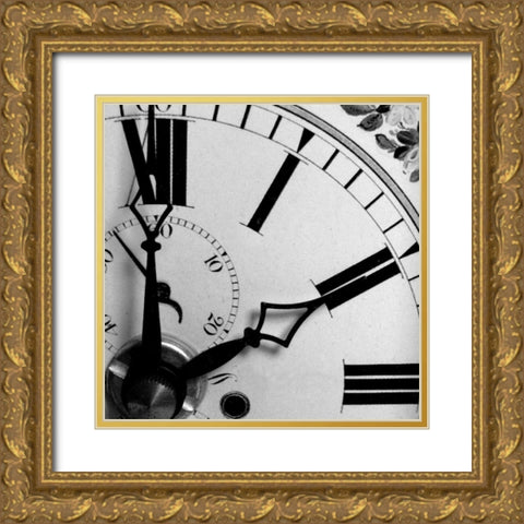 Clockwork 4 Gold Ornate Wood Framed Art Print with Double Matting by PhotoINC Studio