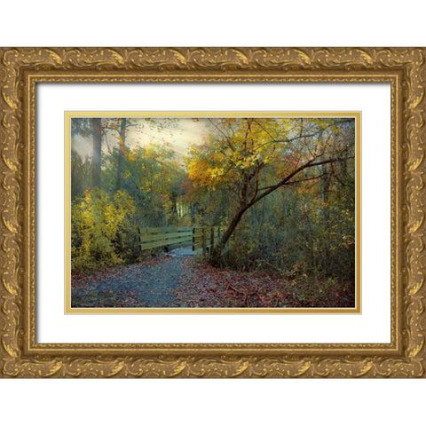 Good Morning Gold Ornate Wood Framed Art Print with Double Matting by Rivera, John