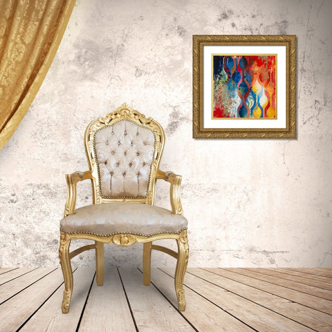 Clarity of Thought Gold Ornate Wood Framed Art Print with Double Matting by Robinson, Heather Noel