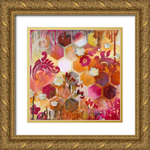 Eurydice Gold Ornate Wood Framed Art Print with Double Matting by Robinson, Heather Noel
