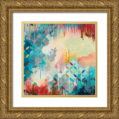 Tranquil Eden 2 Gold Ornate Wood Framed Art Print with Double Matting by Robinson, Heather Noel