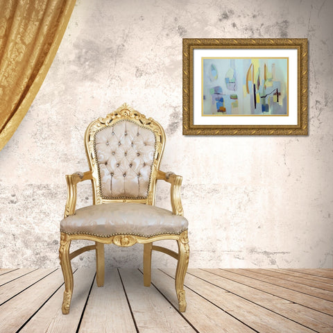 An Honest Answer Gold Ornate Wood Framed Art Print with Double Matting by Rufo, Caroline