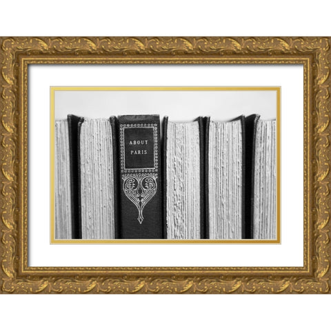 About Paris Gold Ornate Wood Framed Art Print with Double Matting by Ryan, Brooke T.