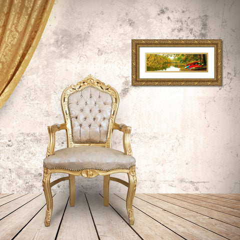 Autumn Fleet Gold Ornate Wood Framed Art Print with Double Matting by Reed, Jack