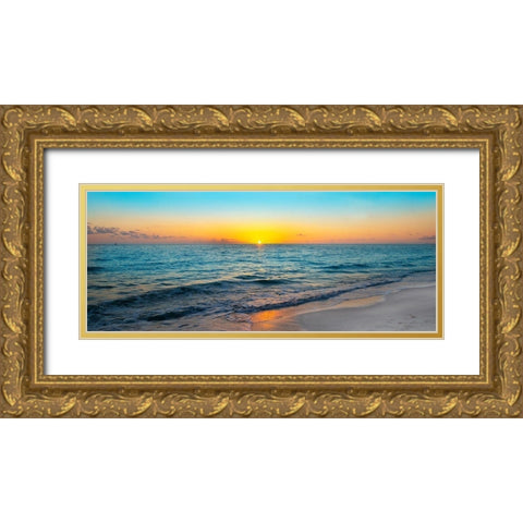 Golden Moment Gold Ornate Wood Framed Art Print with Double Matting by Reed, Jack
