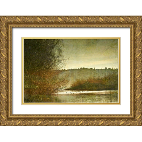 Marymoor Moment Gold Ornate Wood Framed Art Print with Double Matting by Ruest, Liz