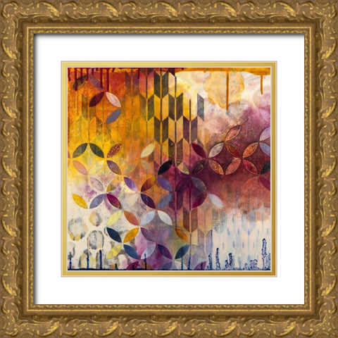 Confidently Gold Ornate Wood Framed Art Print with Double Matting by Robinson, Heather Noel