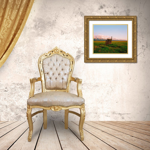 After Rain Gold Ornate Wood Framed Art Print with Double Matting by Rapson, Sol