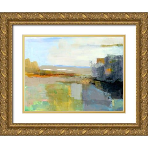 Summer Vibes Gold Ornate Wood Framed Art Print with Double Matting by Robbins, Kathleen