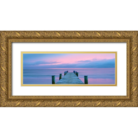 Into Infinity Gold Ornate Wood Framed Art Print with Double Matting by Reed, Jack