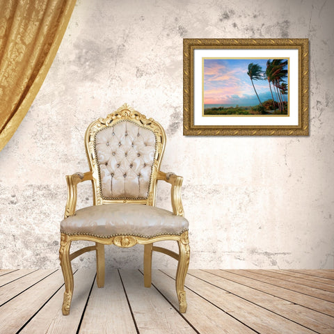 Seabreeze Gold Ornate Wood Framed Art Print with Double Matting by Reed, Jack