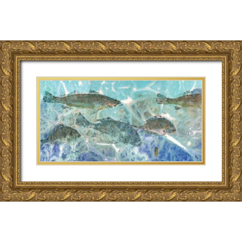 Inside Flats Gold Ornate Wood Framed Art Print with Double Matting by Roberts, Jim