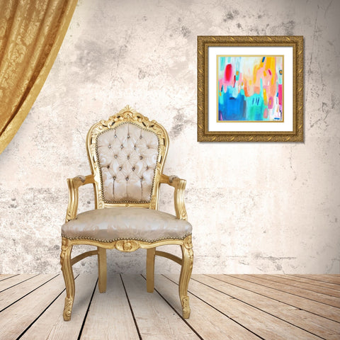 Airport Road Gold Ornate Wood Framed Art Print with Double Matting by Rahim, Amira