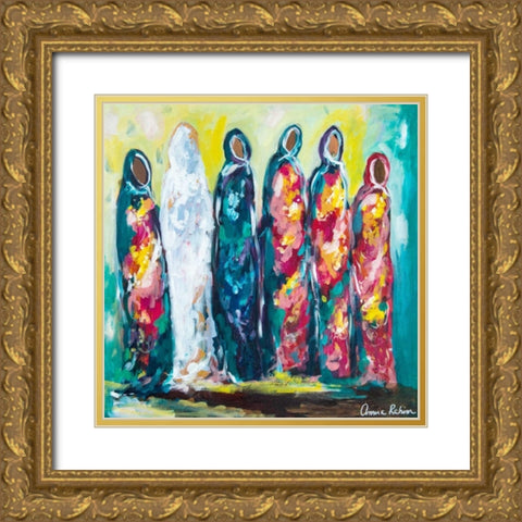 The Wedding Gold Ornate Wood Framed Art Print with Double Matting by Rahim, Amira